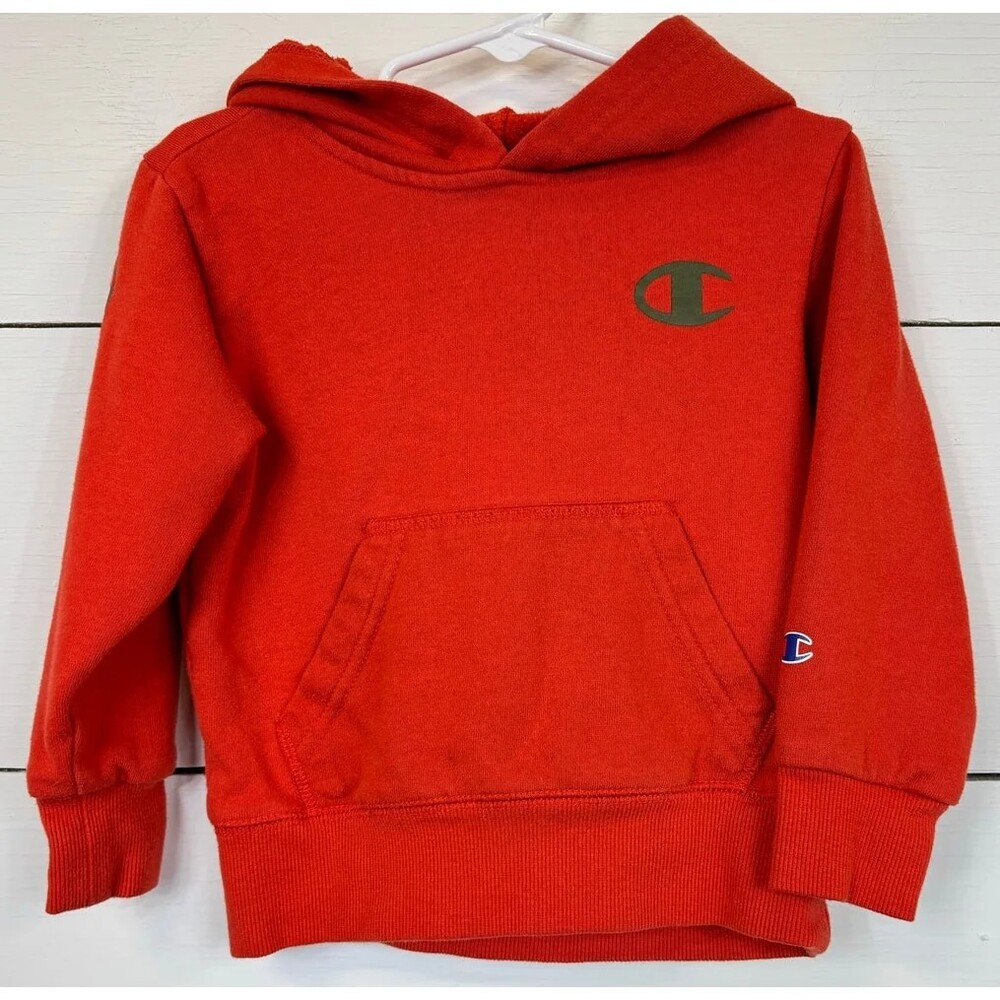 Champion Orange Hoodie Boy's Size 4